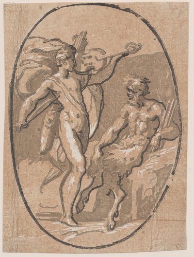 El concurso entre Apolo y Marsias, ca. 1540-1550 de Niccolo Vicentino
