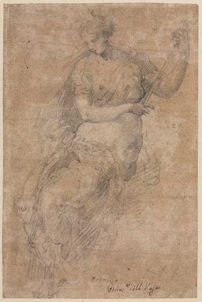 Allegorical Figure (recto) de Niccolo dell