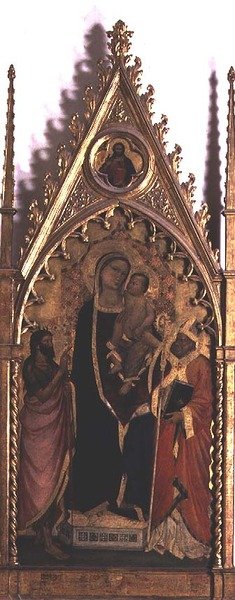 Madonna y Niño con Santos de Niccolo di Pietro Gerini