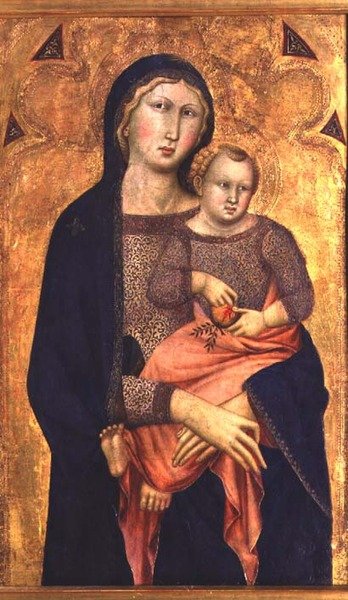 Madonna y Niño de Niccolo di ser Sozzo Tegliacci
