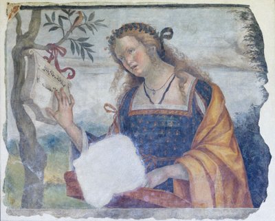 Alegoría de la música, c.1520-24 (fresco aislado) de Niccolo the Younger Giolfino