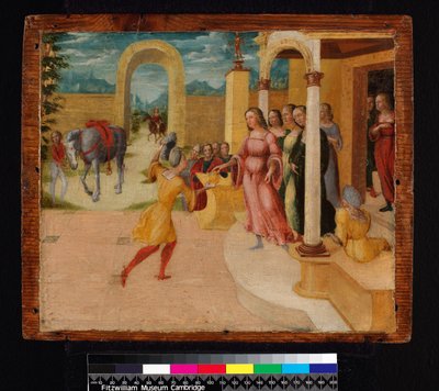 Tema clásico no identificado, antes de 1555 de Niccolo the Younger Giolfino