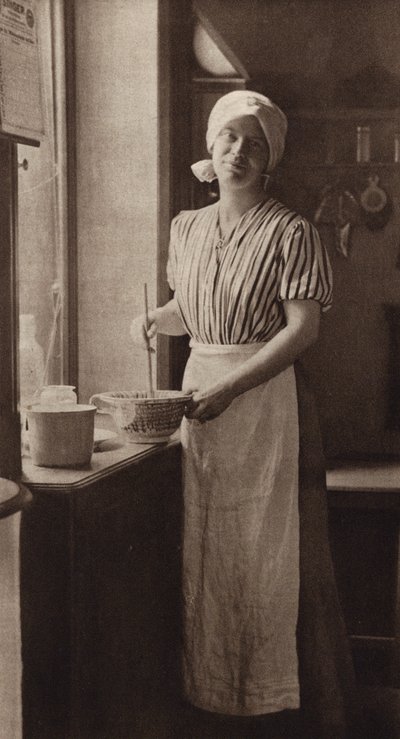 En la cocina (foto en blanco y negro) de Nichol Elliot