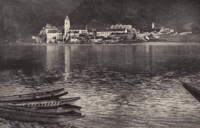 En el Danubio (foto b/n) de Nichol Elliot