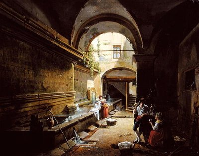 La lavandería del convento de Nicholas Ambroise Chatelin
