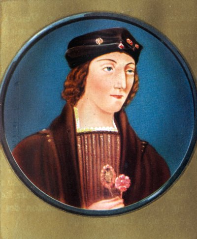 Retrato de Enrique VII de Nicholas (after) Hilliard