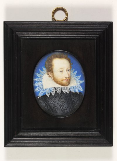 Un caballero llamado el Conde de Essex de Nicholas (school of) Hilliard