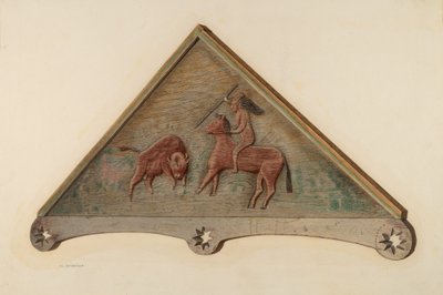 Panel sobre puerta de Nicholas Amantea
