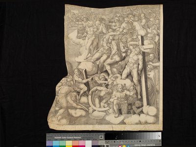 Escena del Juicio Final de Nicholas Beatrizet