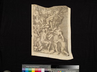 Escena del Juicio Final de Nicholas Beatrizet