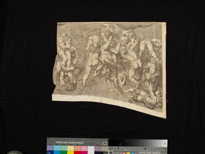 Escena del Juicio Final de Nicholas Beatrizet