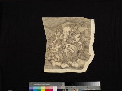 Escena del Juicio Final de Nicholas Beatrizet