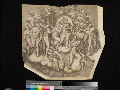 Escena del Juicio Final de Nicholas Beatrizet