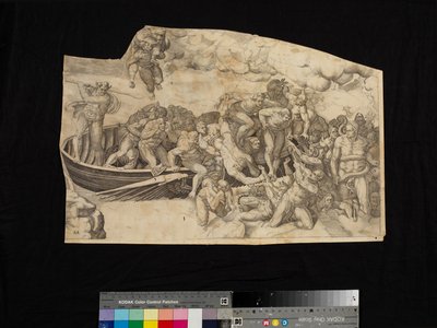 Escena del Juicio Final de Nicholas Beatrizet
