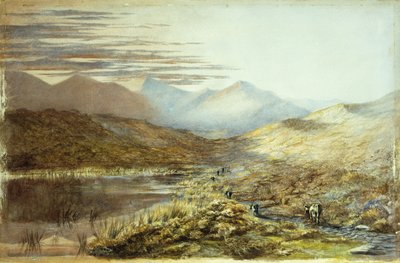 Lago Pukaki, Nueva Zelanda, 1872 de Nicholas Chevalier