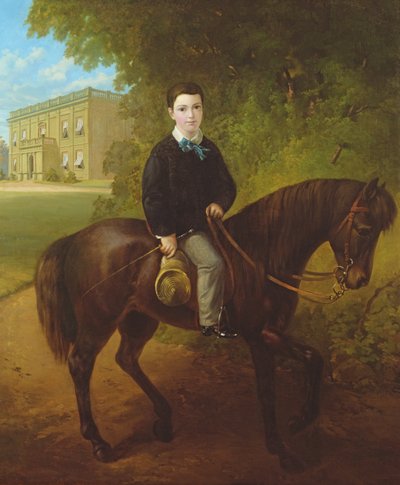 Retrato del Maestro George Holmes, 1860 de Nicholas Chevalier