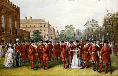 El desfile de la Guardia Yeoman en Clarence House de Nicholas Chevalier