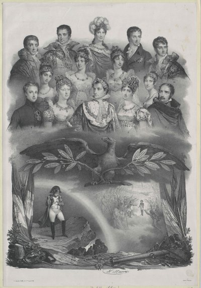 Emperador de Francia Napoleón I Bonaparte de Nicholas Eustache (after) Maurin