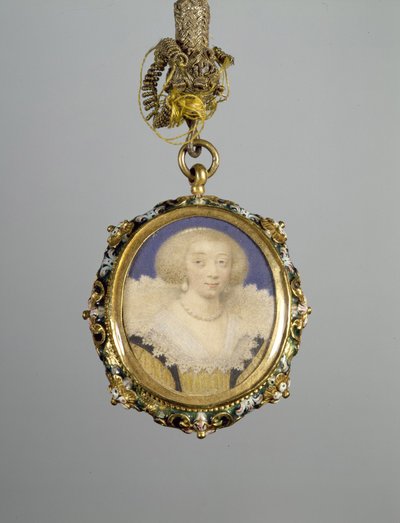 Una dama de la corte de la Reina Isabel de Nicholas Hilliard