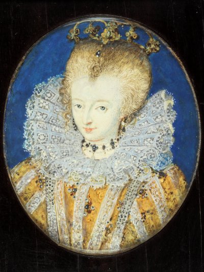 Una dama tradicionalmente identificada como Isabel I cuando era princesa de Nicholas Hilliard