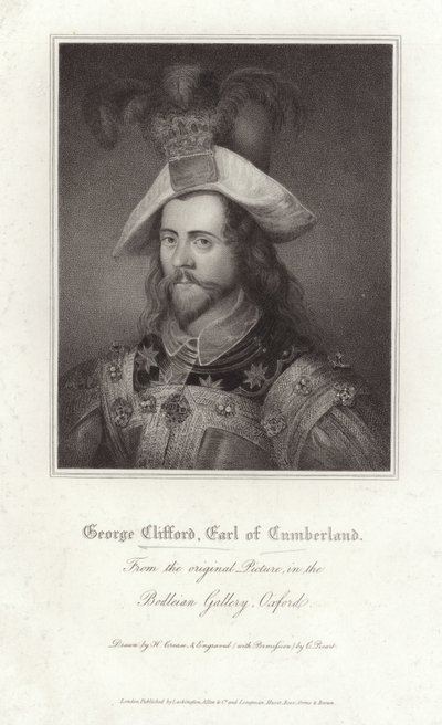 George Clifford Conde de Cumberland de Nicholas Hilliard