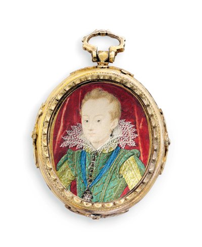 Rey Carlos I cuando era Duque de York, de niño de Nicholas Hilliard