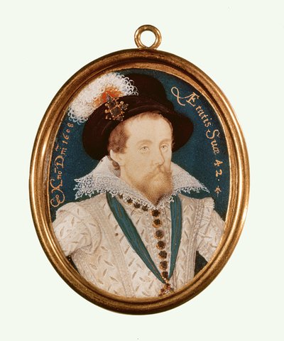 Rey Jacobo I de Nicholas Hilliard