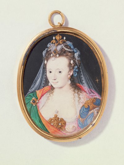 Miniatura de Arabella Stuart, Duquesa de Lennox, 1593 de Nicholas Hilliard