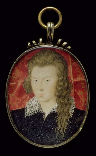 No.3856 Henry Wriothesley, 3er Conde de Southampton (1573-1624), c.1594 de Nicholas Hilliard