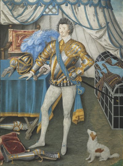 Retrato de Sir Anthony Mildmay, Caballero de Apethorpe, Northants, c.1590-93 de Nicholas Hilliard