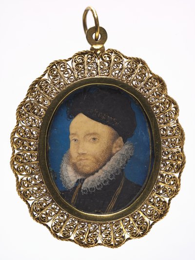 Retrato de un hombre, c.1590 de Nicholas Hilliard