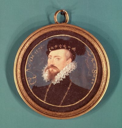 Robert Dudley, Conde de Leicester (c.1532-88) 1576 de Nicholas Hilliard