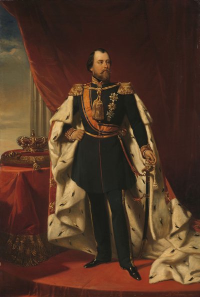 Guillermo III (1817-1890), Rey de los Países Bajos de Nicholas Pieneman