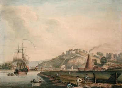 Clifton desde el río Avon de Nicholas Pocock