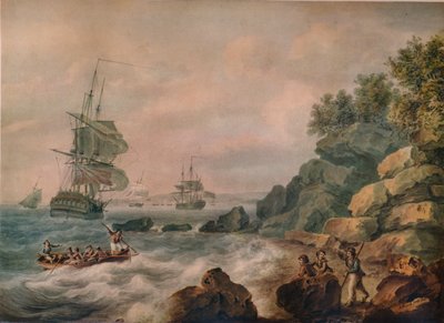 En el Canal de Bristol, 1787 de Nicholas Pocock