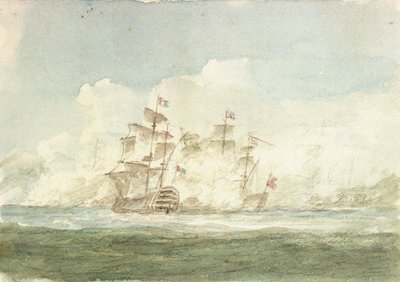 La batalla del Glorioso Primero de Junio de Nicholas Pocock