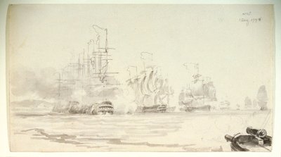 La batalla del Nilo de Nicholas Pocock