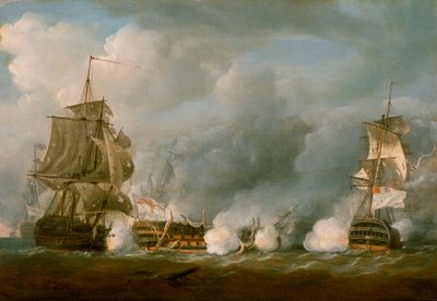 La "Defensa" en la Batalla del 1 de junio de 1794 de Nicholas Pocock