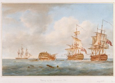 Captura del "Guillaume Tell", 31 de marzo de 1800 de Nicholas Pocock