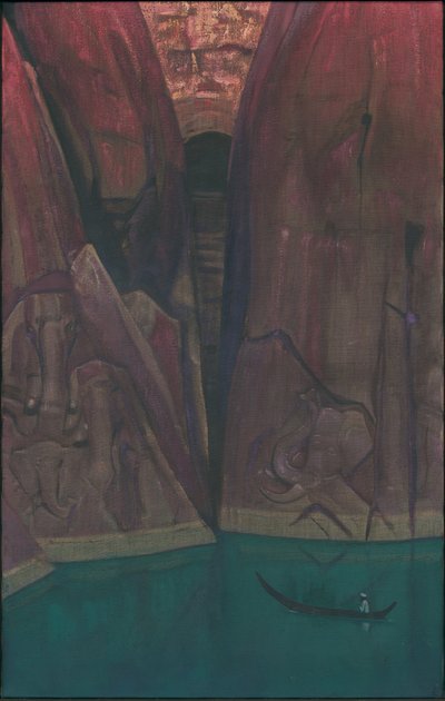 Ashram, serie "Ashrams", 1931 de Nicholas Roerich
