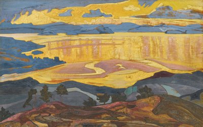 Antes de la lluvia, 1916-1918 de Nikolai Konstantinowitsch Roerich