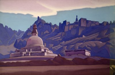 Túmulo funerario, Ladakh, 1937 de Nicholas Roerich