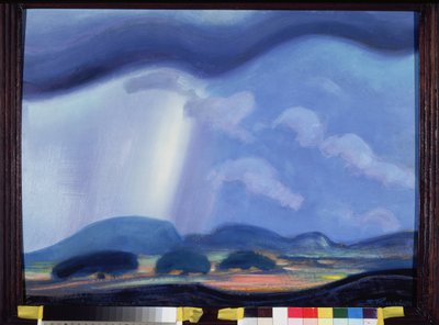 Chikus macho. Oeuvre de Sviatoslav Nikolayevich Roerich (1904-1993), huile sur carton de Nicholas Roerich