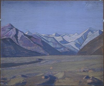 Desde Kurul hacia la cadena del Karakorum, 1926 de Nicholas Roerich