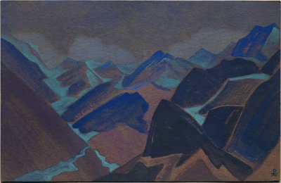 Glaciares de Lahul, 1936 de Nicholas Roerich
