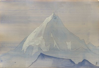 Himalayas, hoja de álbum, 1934 de Nicholas Roerich