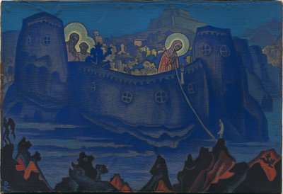 Madonna Laboris, boceto, 1933 de Nicholas Roerich