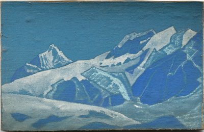 Estudio de montaña, c.1928-31 de Nicholas Roerich