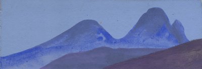 Estudio de montaña, c.1936-47 de Nicholas Roerich