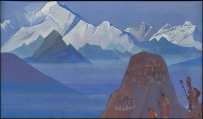 Camino a Kailas, 1932 de Nicholas Roerich